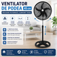Ventilator De Podea 45 cm, Putere 70-90W, 5 Pale, Oscilatie Si Inaltime Reglabila, Functionare Silentioasa, Diverse Culori