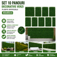Set 10 x Panouri Decorative Verzi din Plante Artificiale 40x60 cm Cu Protectie UV, Rezistente La Intemperii