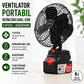 Ventilator Portabil Pentru Camping Reincarcabil USB Cu 3 Viteze Agatatoare Si Baza Functionare Silentioasa Ideal Pentru Cort Si Calatorii, Baterie Inclusa