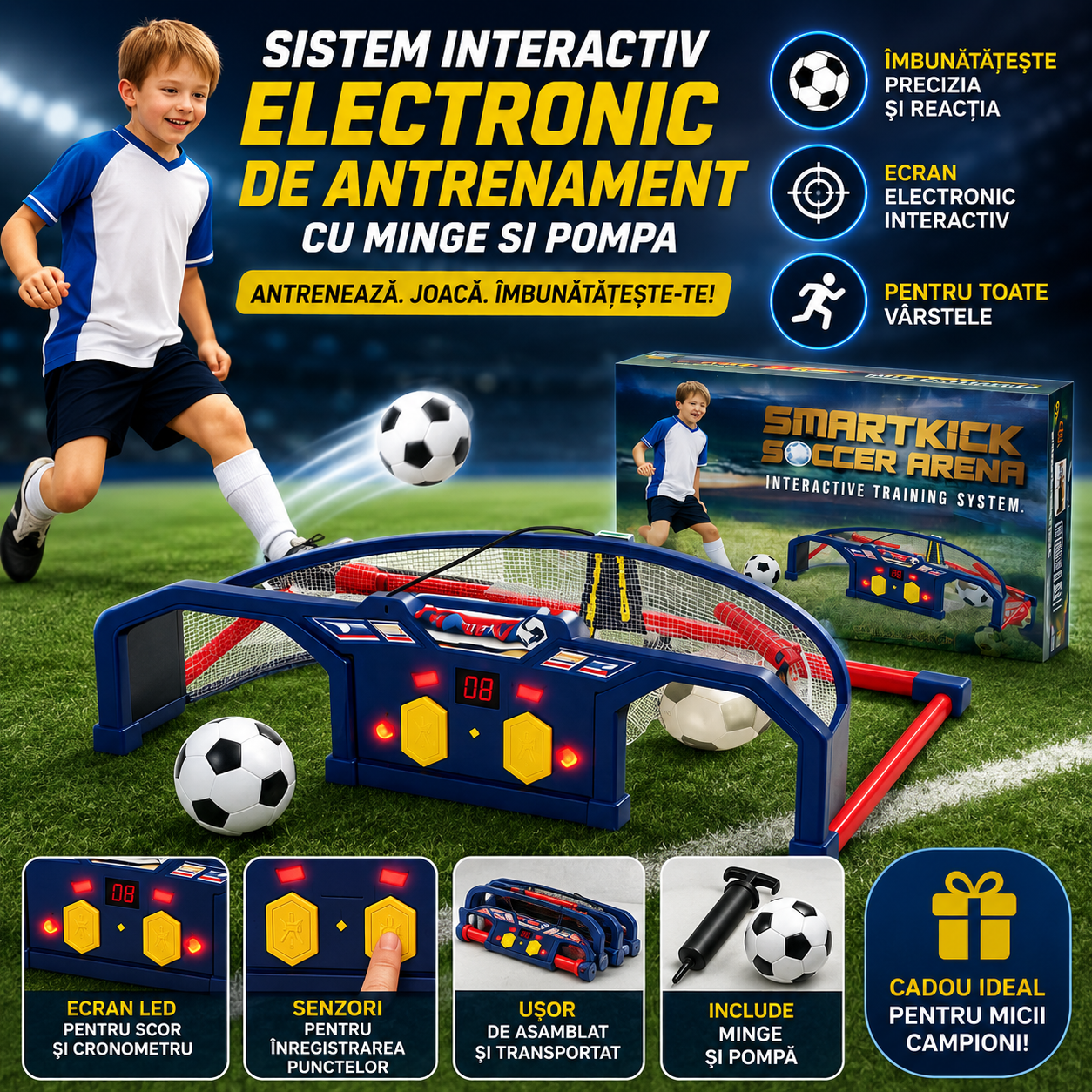 Sistem Interactiv Electronic de Antrenament cu Minge si Pompa