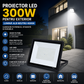 Proiector LED SMD 300W pentru Exterior, Protectie IP66, Lumina Alb Neutru 4000K, Alimentare 220V si Carcasa Rezistenta din Aluminiu