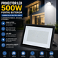 Proiector LED SMD 500W pentru Exterior, Protectie IP66, Lumina Alb Neutru 4000K, Alimentare 220V si Carcasa Rezistenta din Aluminiu