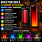 Boxa Portabila cu Lumina Tip Flacara, Bluetooth, 5 Moduri de Iluminare, Baterie 1200 mAh – Sunet Stereo si Design Compact