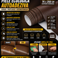 Folie Autoadeziva Piele Ecologica Maro 75x250 cm, Reconditionare Mobila si Interior Auto, Flexibila si Durabila