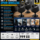 Set 3 x Camere Video Supraveghere 1080p HD cu Vedere Nocturna, Senzor de Miscare, Acces la Distanta si Inregistrare Continua
