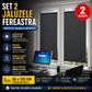 Set 2 x Jaluzea cu Ventuza 58 x 125 cm