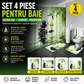 Set Pentru Baie: Perdea, Covorase Si Husa De Toaleta - Zen Relax