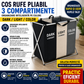 Cos Rufe cu 3 Compartimente 95L Pliabil Metalic