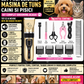 Set Profesional Masina de Tuns Caini si Pisici, 5 Trepte Ajustabile, Functionare Silentioasa, Incarcare prin Cablu, Accesorii Complete cu Foarfece si Piepteni Inclusi