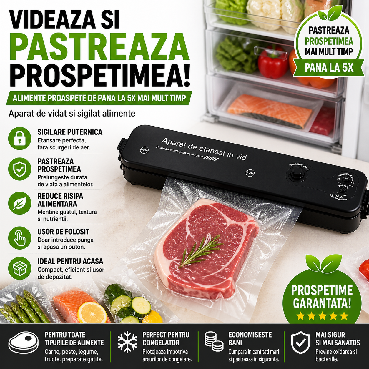 Aparat de vidat Vacuum Sealer