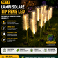 Set 2 x Lampi Solare Decorative Tip Iarba Pampas 70 Cm Cu LED Lumina Calda Rezistente IP66 Pentru Gradina Terasa Si Alei