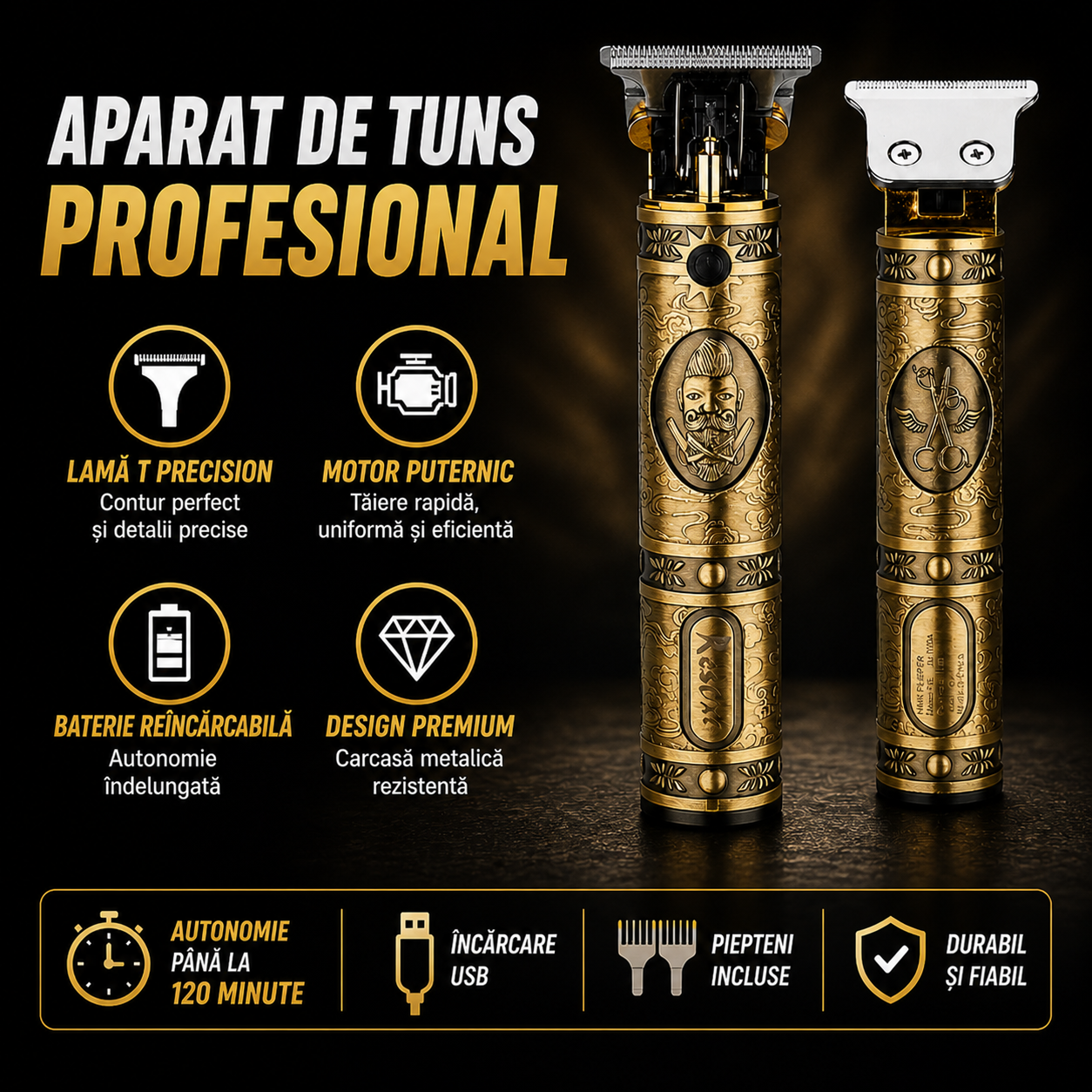 Aparat tuns contur barba si par Shinon