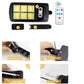 Lichidare de Stoc! Set 5 x Proiector Solar 6 Celule,120 LED-uri COB ,cu Senzor de Miscare, Sistem Prindere Inclus