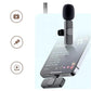 Microfon Wireless K9 Tip Lavaliera, Fara Fir, Conector USB Tip C/iPhone,Portabil , Baterie Incorporata , Negru