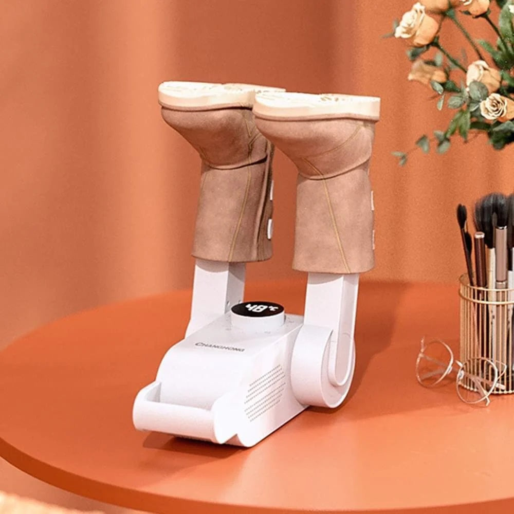 Lichidare de Stoc! Uscator electric pentru incaltaminte cu functie de dezinfectare UV, suport reglabil si temporizator, design pliabil