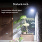 2 X Proiector solar 6 celule,120 LED-uri COB ,cu senzor de miscare, sistem prindere inclus