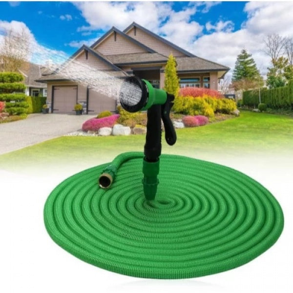 Furtun Extensibil De Gradina Magic Garden Hose 37M + Accesoriu De Stropit