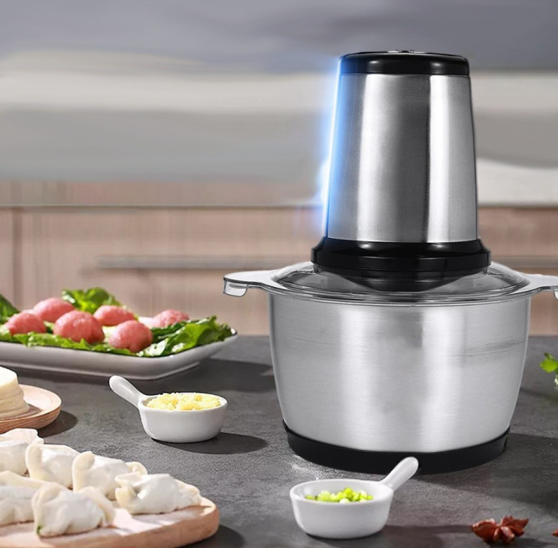 Tocator electric, vas din inox, 3 Litri, 18 x 18 x 14 cm